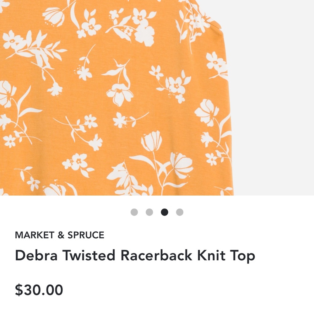 Market Spruce Debra racer back style tank - Picture 3 of 7